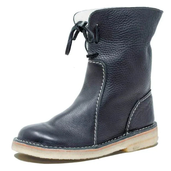 Sophia Hike Boot - Luxe Mid-Calf Lined Women’s Boots-Black-5-State of Style