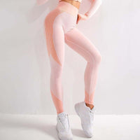 Sophia - Shaping Push Up Leggings-Pink-S-State of Style