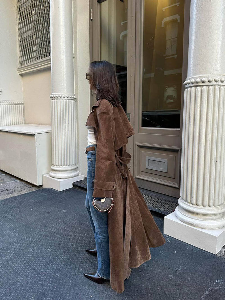 Sorina Faux Suede Winter Coat for Women-S-State of Style