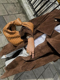 Sorina Faux Suede Winter Coat for Women-S-State of Style