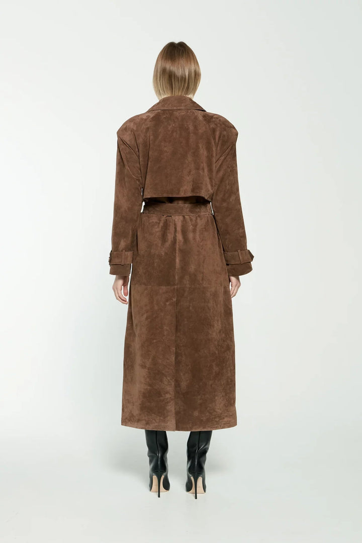 Sorina Faux Suede Winter Coat for Women-S-State of Style