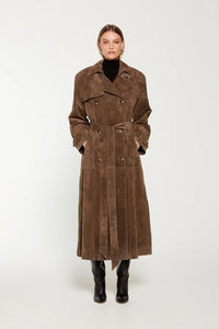 Sorina Faux Suede Winter Coat for Women-S-State of Style