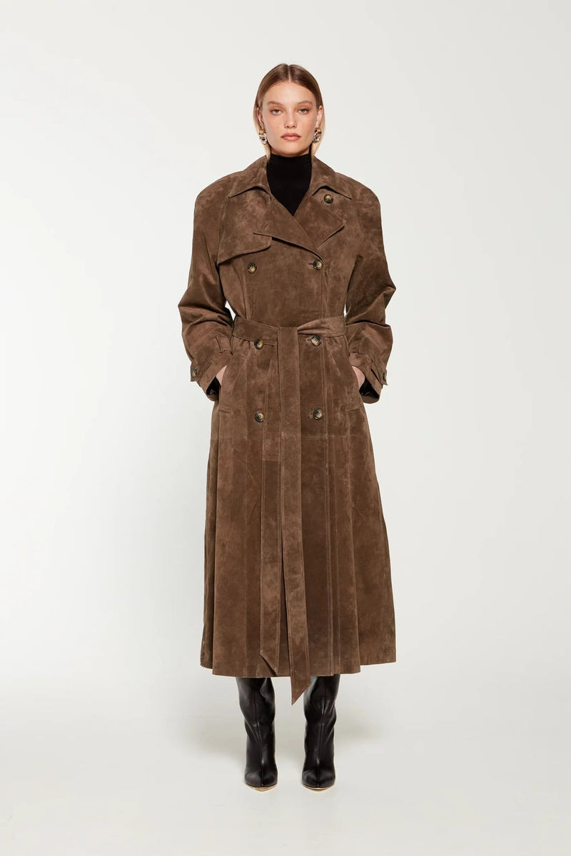 Sorina Faux Suede Winter Coat for Women-S-State of Style