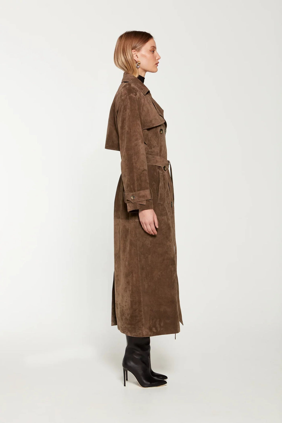 Sorina Faux Suede Winter Coat for Women-S-State of Style