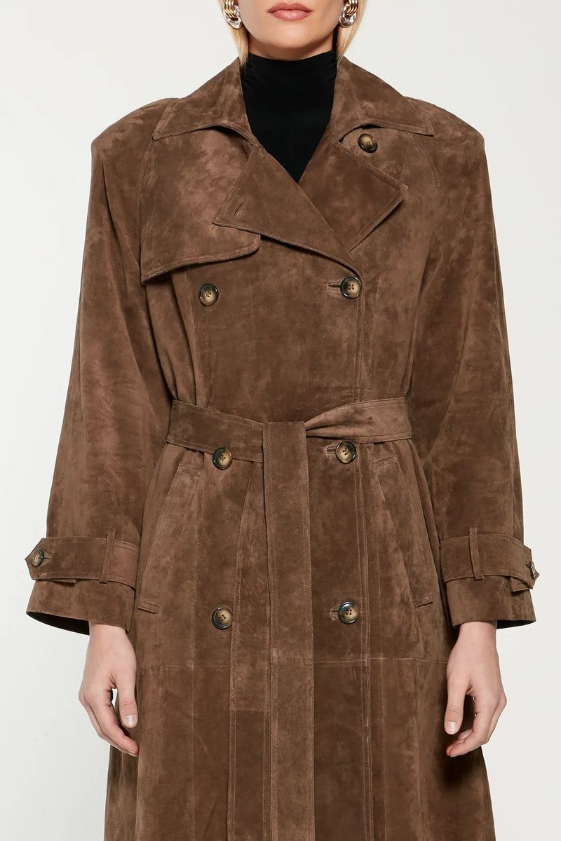 Sorina Faux Suede Winter Coat for Women-S-State of Style
