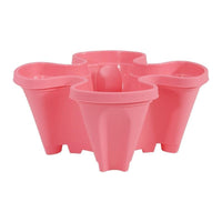 Space-saving Stackable Plant Pots - StrawberryStack-Pink-State of Style