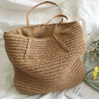 Spacious Handbag with Sturdy Shoulder Strap - TerraWoven-Brown-State of Style