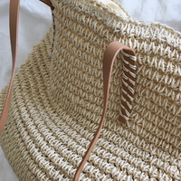 Spacious Handbag with Sturdy Shoulder Strap - TerraWoven-Brown-State of Style