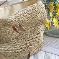 Spacious Handbag with Sturdy Shoulder Strap - TerraWoven-Brown-State of Style