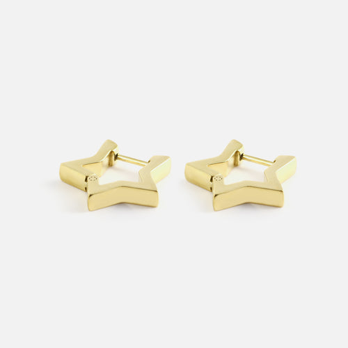 Sparkling Star Earrings | Dazzling Jewellery for Women-Gold-State of Style