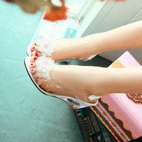 Sparkling wedge sandals – Sofia-Beige-3-State of Style