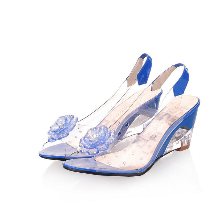 Sparkling wedge sandals – Sofia-Black-3-State of Style