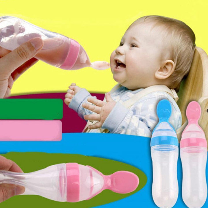 Spoon Bottle for Baby Feeding - FeedEase-Green-State of Style