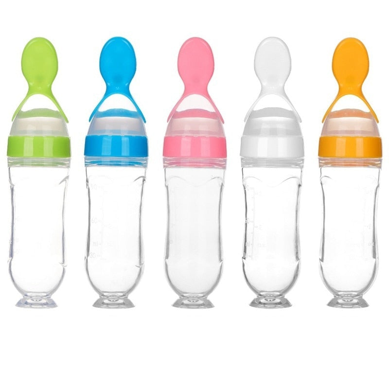Spoon Bottle for Baby Feeding - FeedEase-Green-State of Style