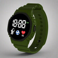 Sport Watch for Little Adventurers - AdventureTime-Army Green-State of Style