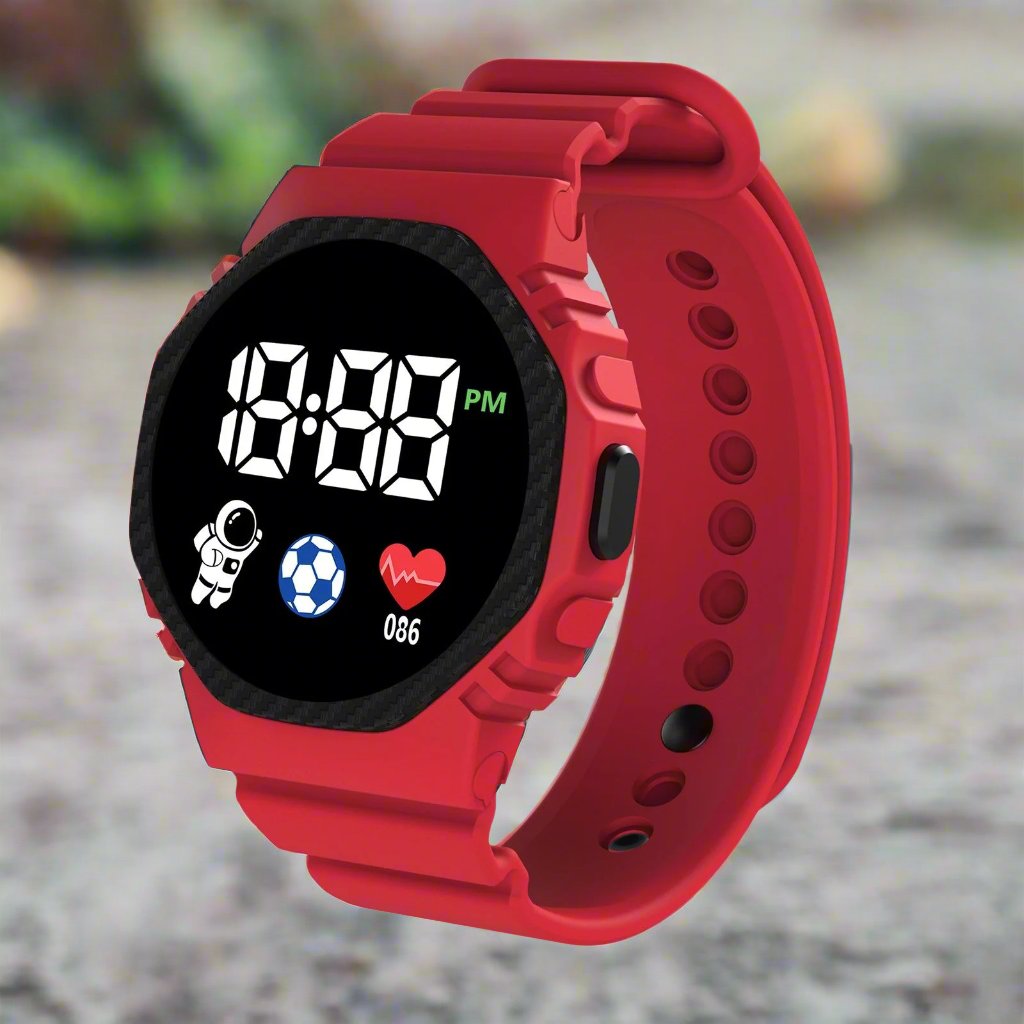 Sport Watch for Little Adventurers - AdventureTime-Red-State of Style
