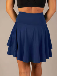 Sporty & Functional Women's Tennis Skirt with Shorts and Pockets – Maja-Blue-S-State of Style