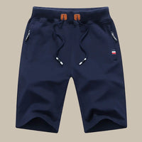 Sporty Men's Shorts | HUGO Casual Shorts-Marine Blue-M-State of Style