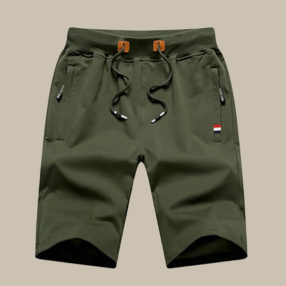 Sporty Men's Shorts | HUGO Casual Shorts-Olive Green-M-State of Style