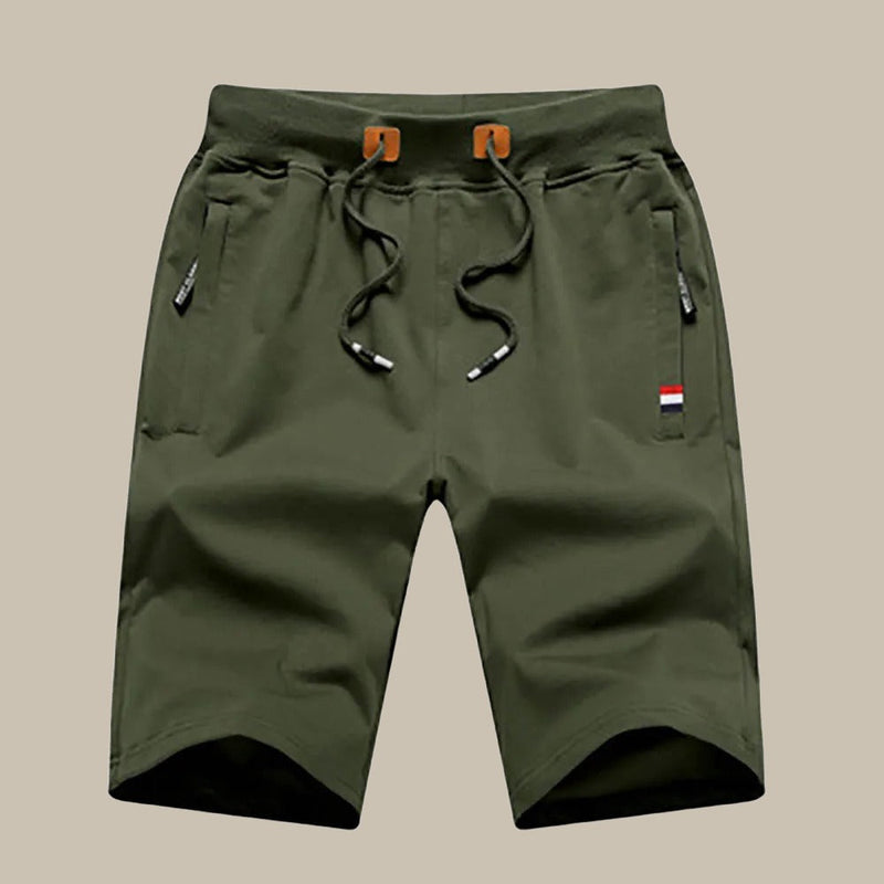 Sporty Men's Shorts | HUGO Casual Shorts-Olive Green-M-State of Style