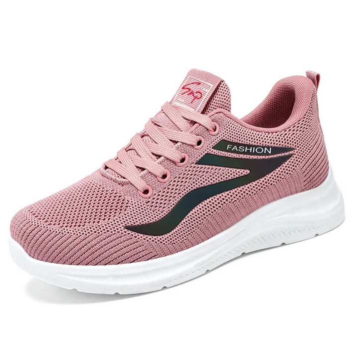 Sporty Orthopedic Women's Walking Shoes - FitWalk-5-Pink-State of Style