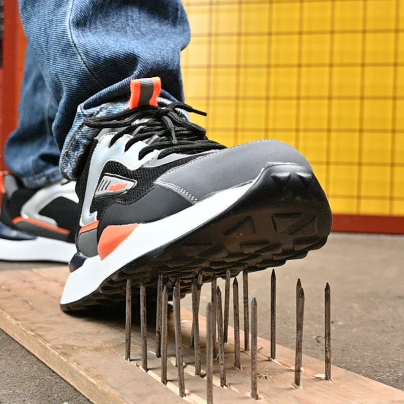 Sporty Safety Shoes - FlexGuard-Grey-4-State of Style