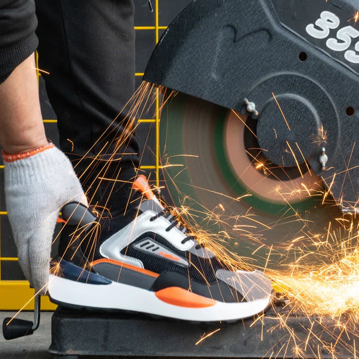 Sporty Safety Shoes - FlexGuard-Grey-4-State of Style