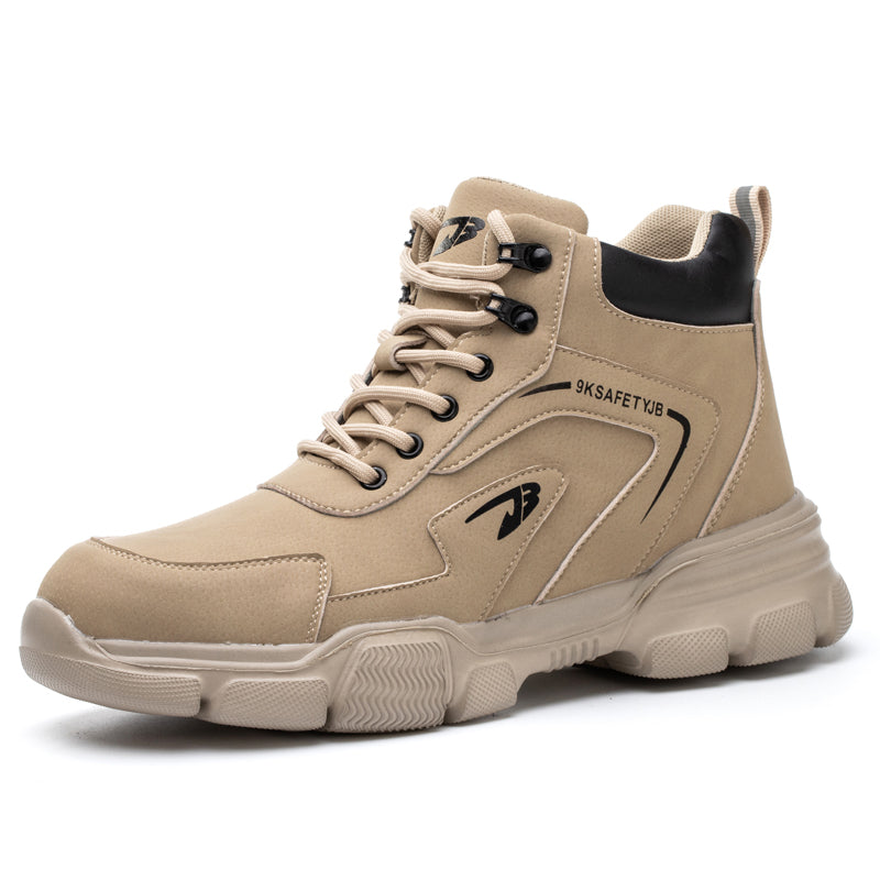 Sporty Safety Shoes with Steel Toe - ProGuard-Beige-4.5-State of Style