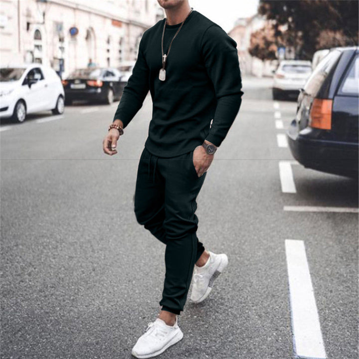 Sporty Tracksuit for Men - Marco-Black-S-State of Style