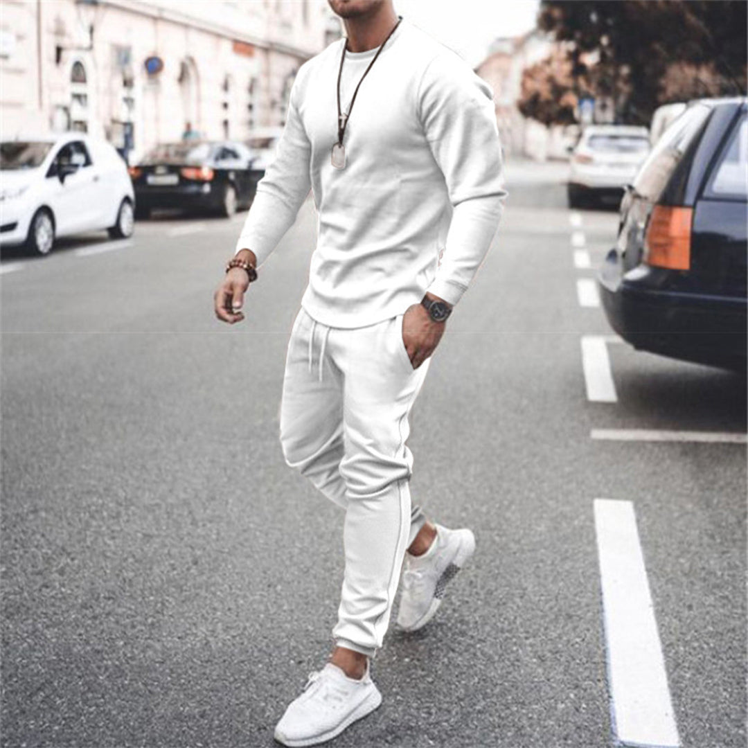 Sporty Tracksuit for Men - Marco-White-S-State of Style