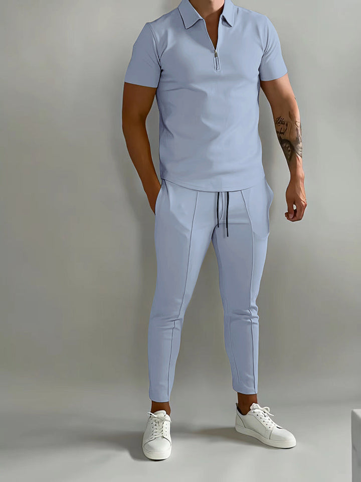 Sporty Training Set | Active-Elite-Light Blue-S-State of Style