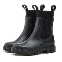 Women's waterproof rain boots with a thick tread sole – Arvella