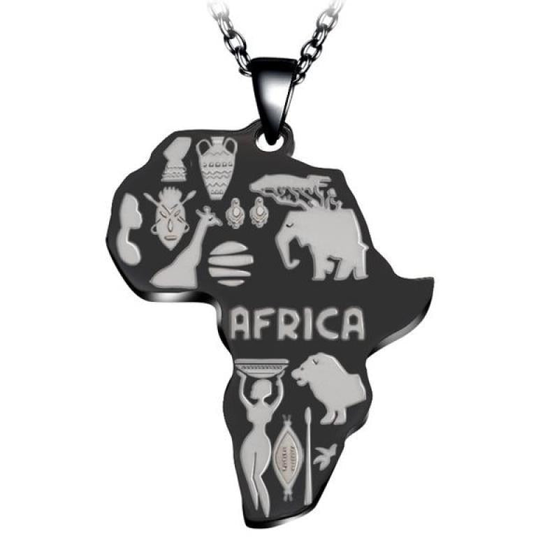 Stainless Steel CoolChain Necklace for Women-Black 2-State of Style