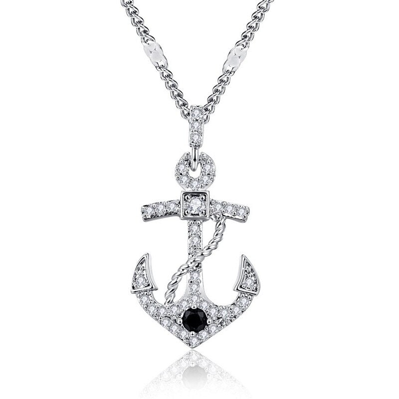 Stainless Steel CoolChain Necklace for Women-Black-State of Style