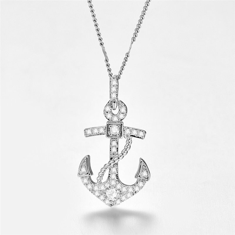 Stainless Steel CoolChain Necklace for Women-White-State of Style