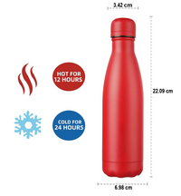 Stainless Steel Insulated Bottle – Leakproof & Travel-Friendly Water Bottle-Blue-350 ml-State of Style