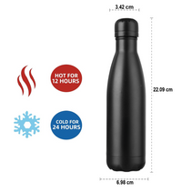 Stainless Steel Insulated Bottle – Leakproof & Travel-Friendly Water Bottle-Blue-350 ml-State of Style