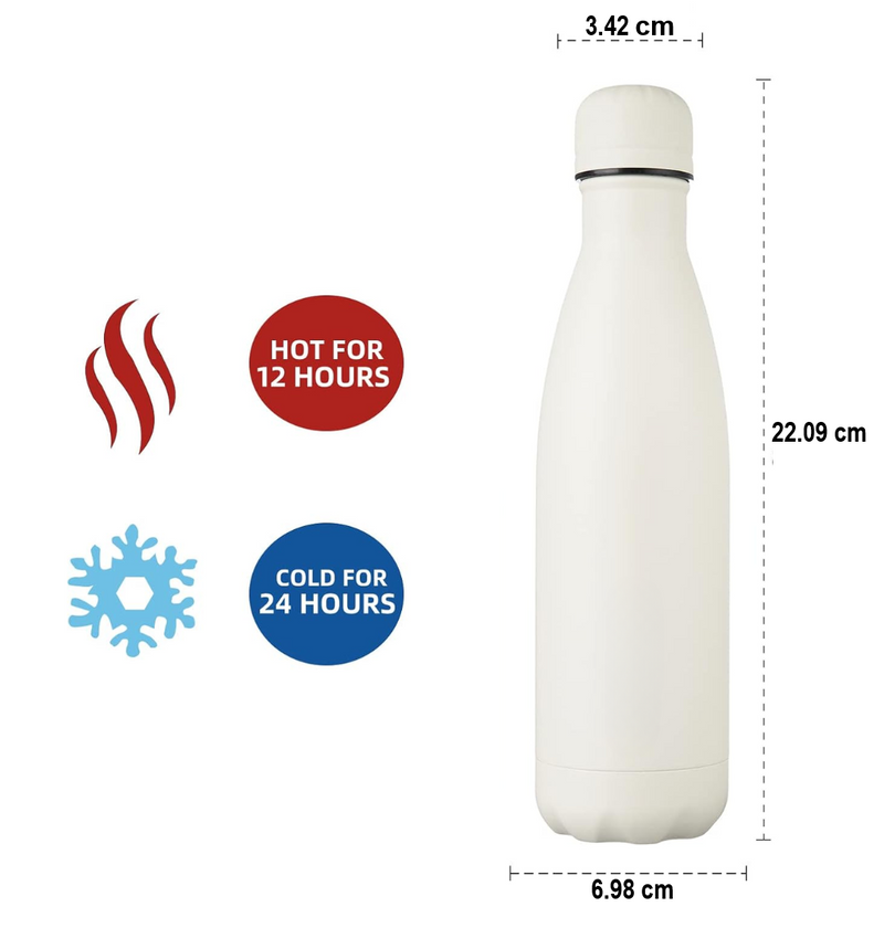 Stainless Steel Insulated Bottle – Leakproof & Travel-Friendly Water Bottle-Blue-350 ml-State of Style
