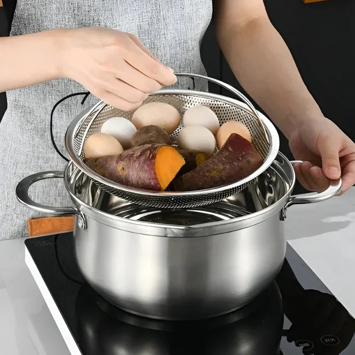 Stainless Steel Steamer Basket - SteamChef-Small-State of Style