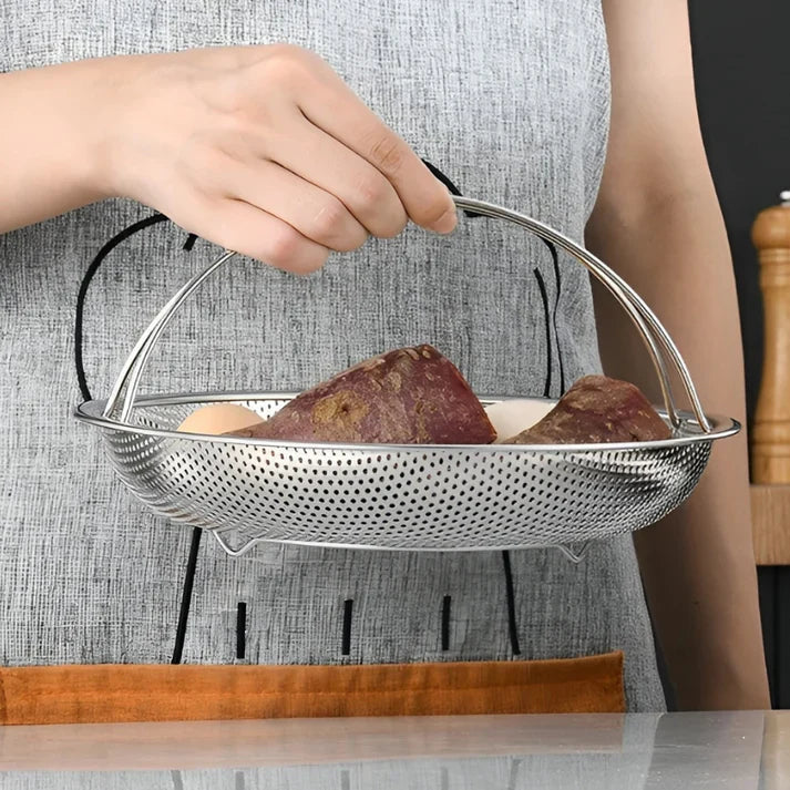 Stainless Steel Steamer Basket - SteamChef-Small-State of Style