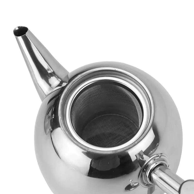 Stainless Steel Teapot with Strainer - TeaElegance-State of Style