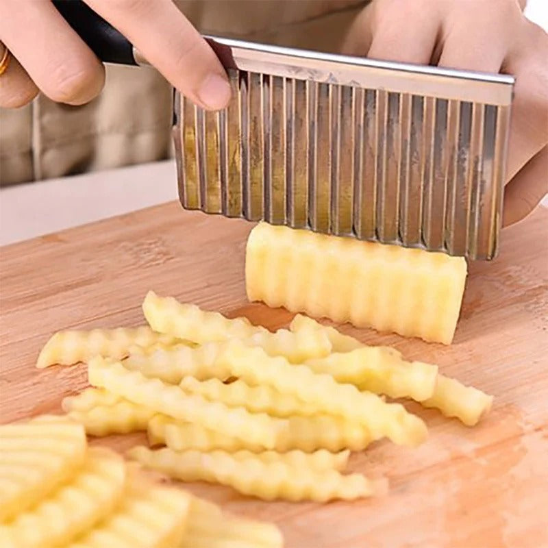 Stainless Steel Vegetable Knife - WaveCut-State of Style