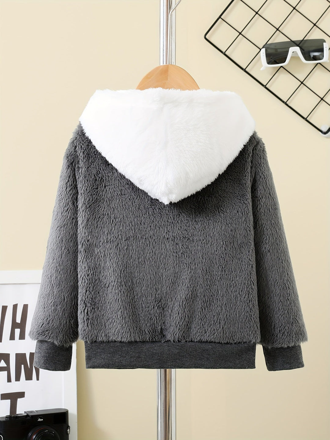 Stay Warm in Style – Zafie Fleece Zip Hoodie for Kids-White-3-4Y-State of Style
