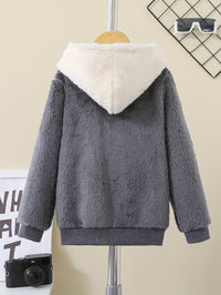 Stay Warm in Style – Zafie Fleece Zip Hoodie for Kids-White-3-4Y-State of Style