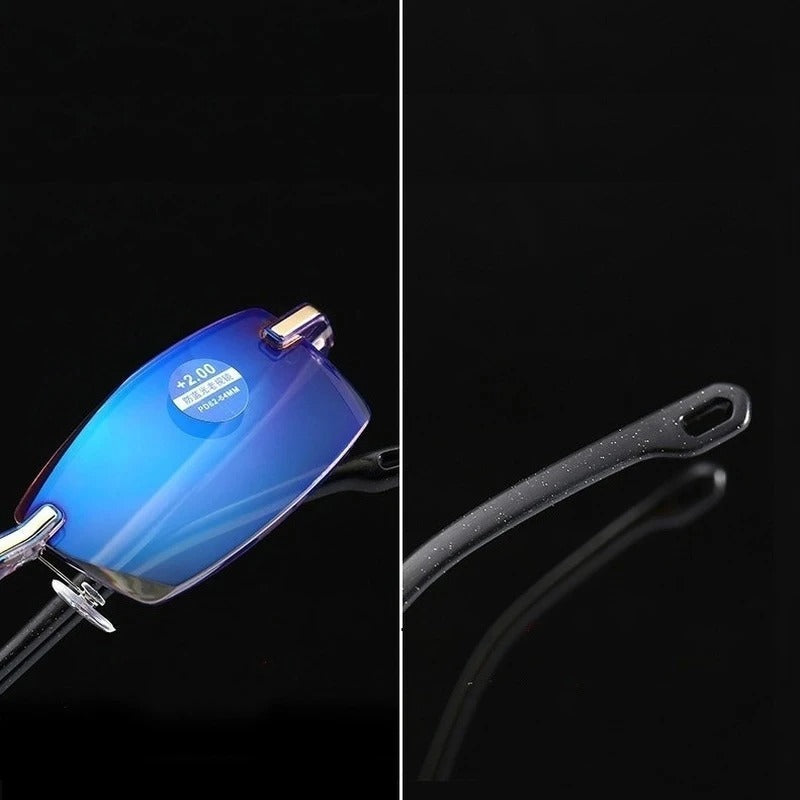 SteadySight Multifocal Reading Glasses (Buy 1, Get 1 Free)-Black (2x)-+1.00-State of Style