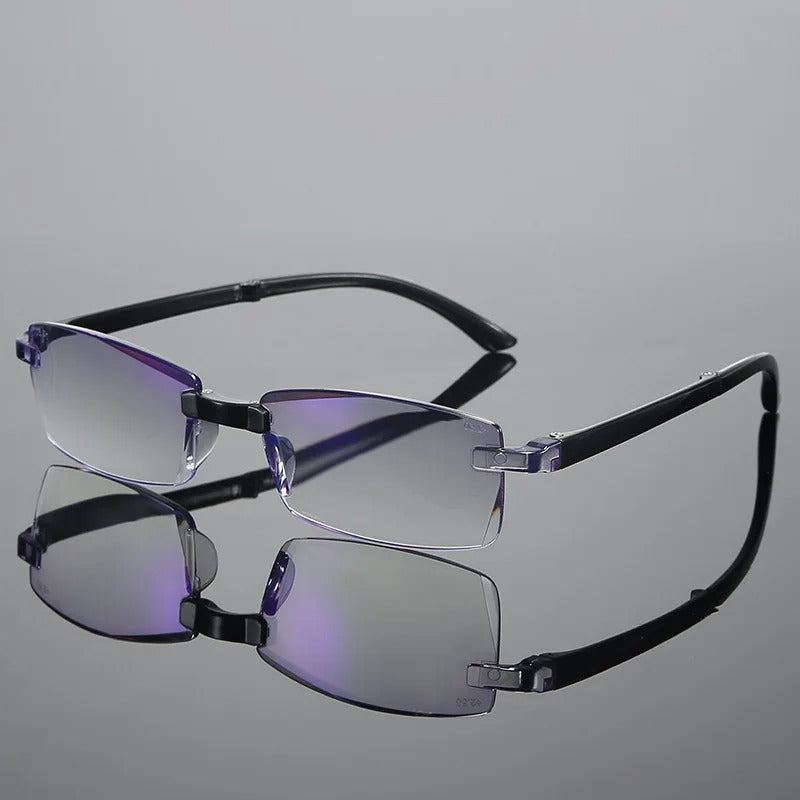 SteadySight Multifocal Reading Glasses (Buy 1, Get 1 Free)-Black (2x)-+1.00-State of Style
