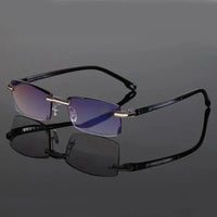 SteadySight Multifocal Reading Glasses (Buy 1, Get 1 Free)-Black (2x)-+1.00-State of Style