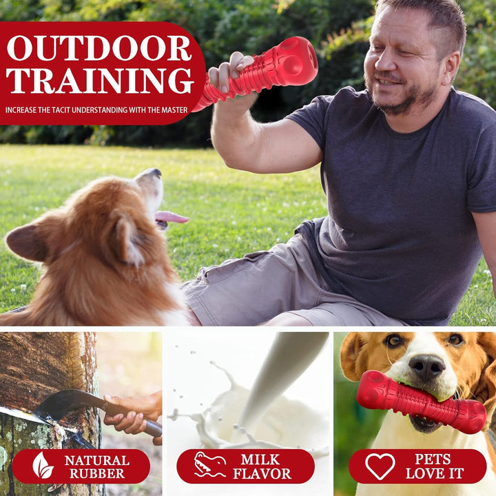 Sterke Rubber Kauwspeeltje voor Honden-Rood-State of Style