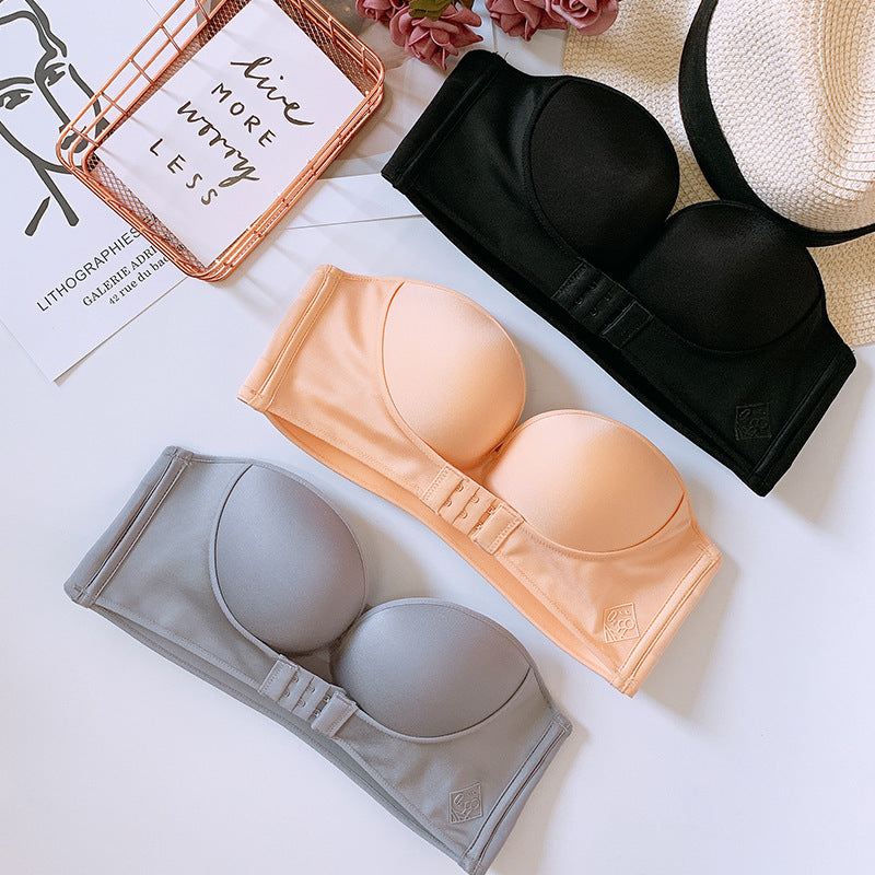 Strapless push-up bra with lifting effect – buy 1, get 1 free – Elina-Beige-10-A-State of Style