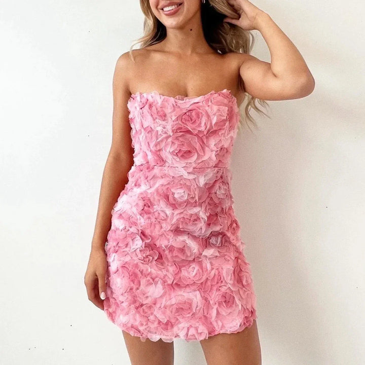 Strapless Trendy Dress - Valentina-S-State of Style
